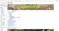 Desktop Screenshot of camopedia.org
