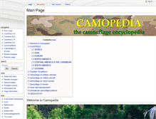 Tablet Screenshot of camopedia.org